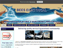 Tablet Screenshot of bees-electrical.com